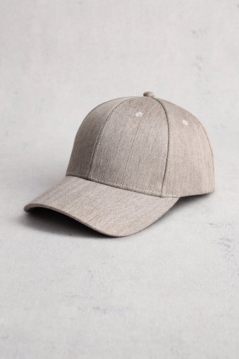 Le devant de Casquette beige chinée de Liberty Island pour Hommes