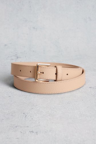 Ceinture beige avec boucle rose de D'Auvry pour Femmes