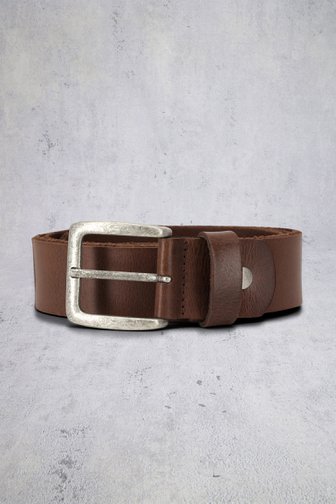 Photo produit 1 de  Ceinture en cuir cognac avec boucle de Only & Sons pour Hommes