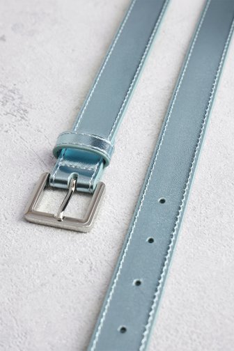 Ceinture métallique bleue de Louise pour Femmes