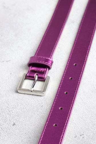 Ceinture métallique violette de Louise pour Femmes