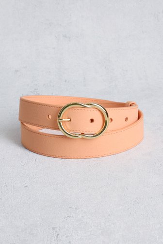 Ceinture rose avec boucle dorée de Libelle pour Femmes
