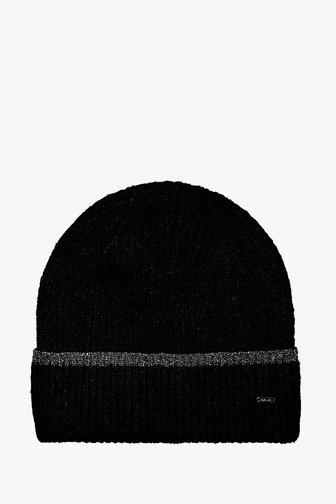 Chapeau noir avec bordure argentée de Opus pour Femmes