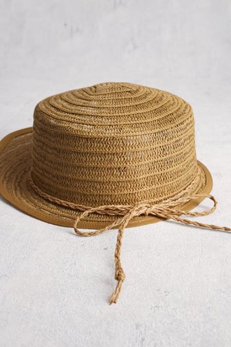 Chapeau tissé marron de Modeno pour Femmes