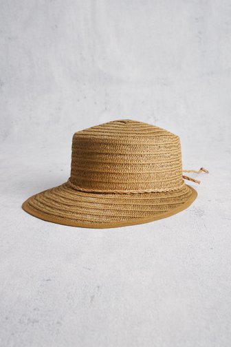 Chapeau tissé marron de Modeno pour Femmes