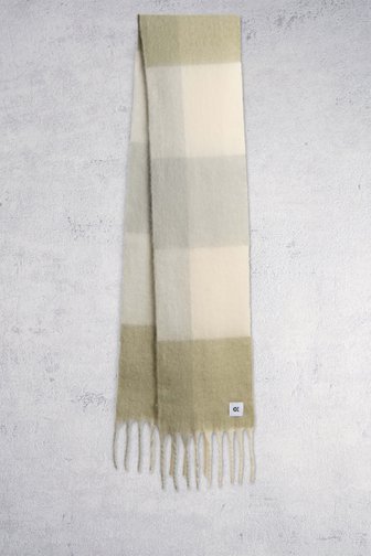 Photo produit 1 de Écharpe d’hiver à carreaux vert  de Opus pour Femmes