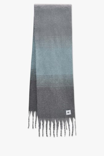 Le devant de Écharpe d'hiver douce gris-bleu de Opus pour Femmes