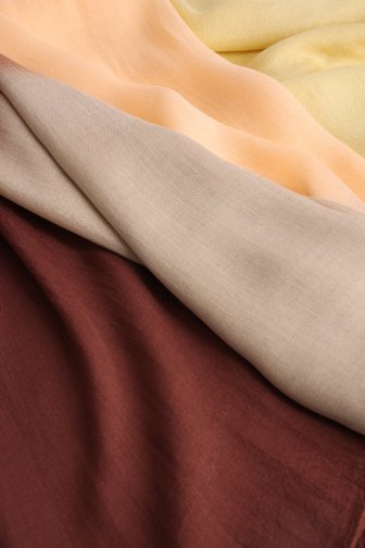 Le devant de Écharpe multicolore avec effet ombré de D'Auvry pour Femmes