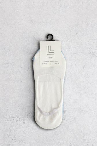 Le devant de Chaussettes ballerines - Set de 3 de Liberty Island pour Femmes