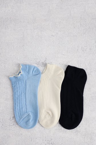 Le devant de Chaussettes basses - 3 paires de Camano pour Femmes