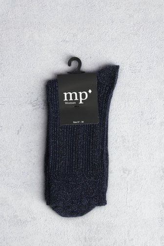 Le devant de Chaussettes bleue foncé à paillettes de MP Denmark pour Femmes