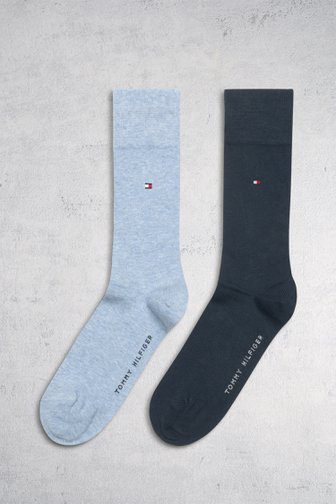 Chaussettes bleues - 2 paires de Tommy Hilfiger pour Hommes