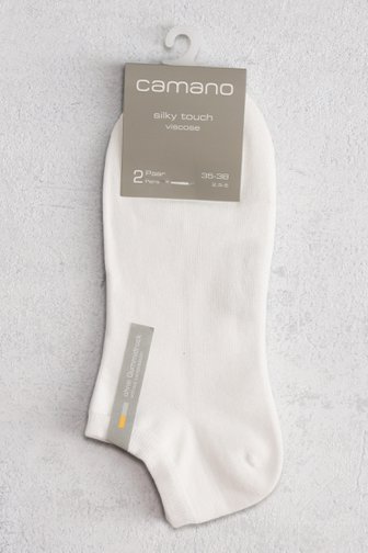 Chaussettes de cheville blanches de Camano pour Femmes