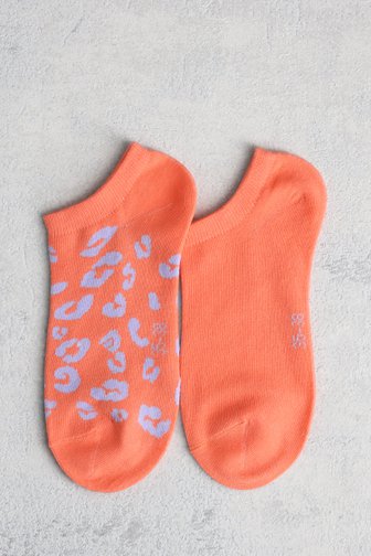 Chaussettes de cheville rose corail de Liberty Island pour Femmes