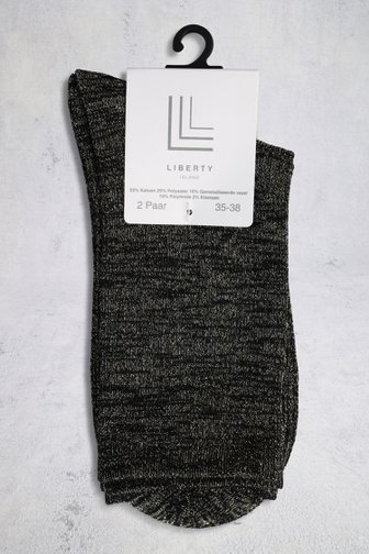 Le devant de Chaussettes dorées  de Liberty Island pour Femmes