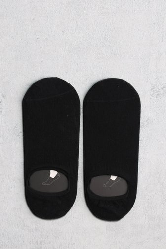 Chaussettes footies noires - 2 paires de Camano pour Hommes