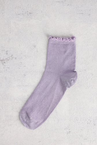 Le devant de Chaussettes lilas pailletées de MP Denmark pour Femmes
