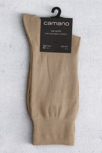 Chaussettes longues beiges - 2 paires de Camano pour Hommes