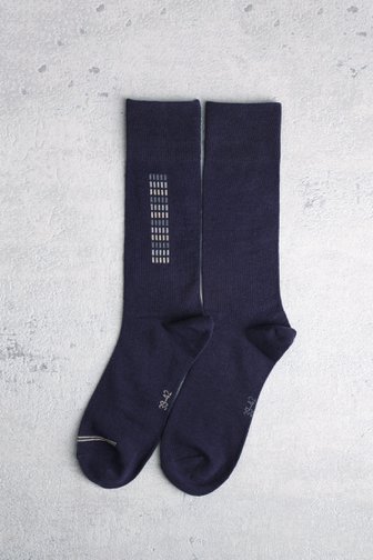 Chaussettes longues bleues - 2 paires de Liberty Island pour Hommes