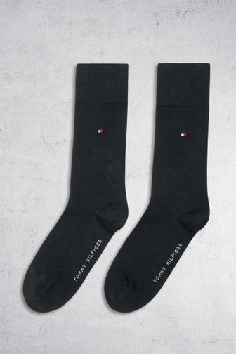 Chaussettes longues grises - 2 paires de Tommy Hilfiger pour Hommes