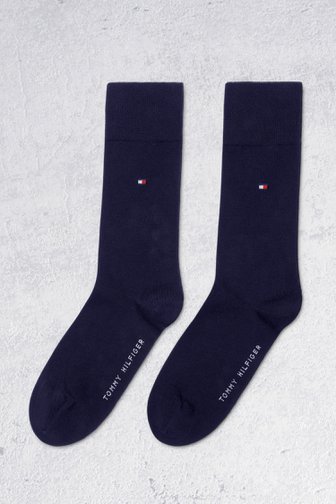 Chaussettes longues marine - 2 paires de Tommy Hilfiger pour Hommes
