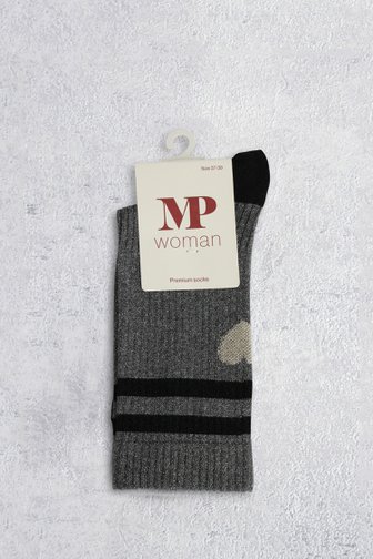 Le devant de Chaussettes pailletées grises de MP Denmark pour Femmes