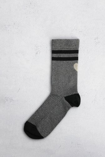Le devant de Chaussettes pailletées grises de MP Denmark pour Femmes