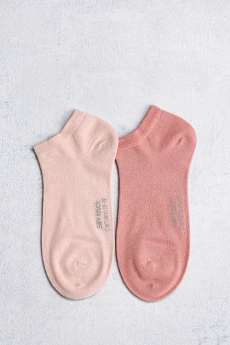 Chaussettes pailletées roses - 2 paires de Camano pour Femmes