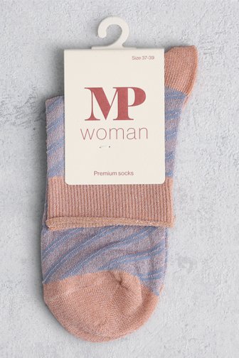 Chaussettes roses et bleues pailletées de MP Denmark pour Femmes