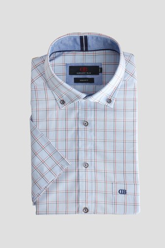 Le devant de Chemise à carreaux bleu clair – Regular fit de Dansaert Blue pour Hommes