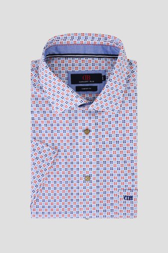 Chemise à carreaux bleu-rouge - Comfort fit de Dansaert Blue pour Hommes