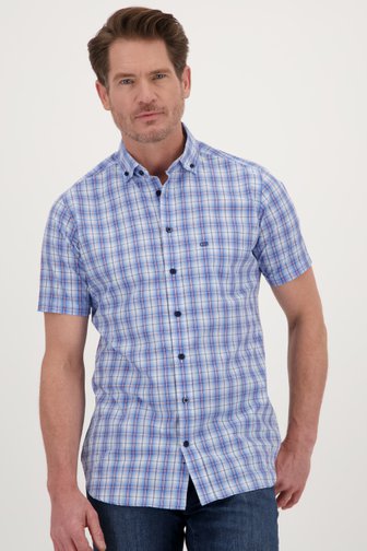 Chemise à carreaux bleue - Regular fit  de Dansaert Blue pour Hommes