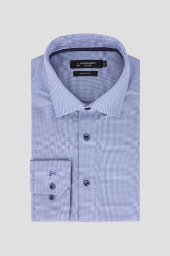Photo produit 1 de Chemise à carreaux bleus - Regular fit de Dansaert Black pour Hommes