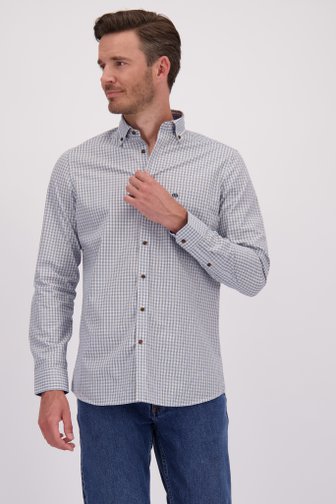 Chemise à carreaux bleus - regular fit de Dansaert Blue pour Hommes