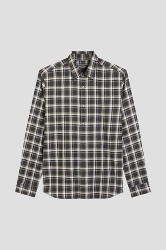Photo produit 1 de Chemise à carreaux vert-gris - Regular fit de Marc O'Polo pour Hommes