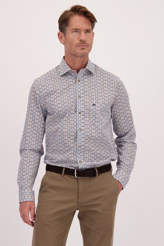 Le devant de Chemise à fine imprimé – Regular fit de Dansaert Blue pour Hommes