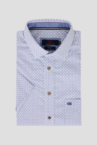 Chemise à imprimé bleu-marron - Comfort fit de Dansaert Blue pour Hommes