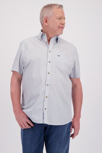 Chemise à imprimé bleu-marron - Comfort fit de Dansaert Blue pour Hommes