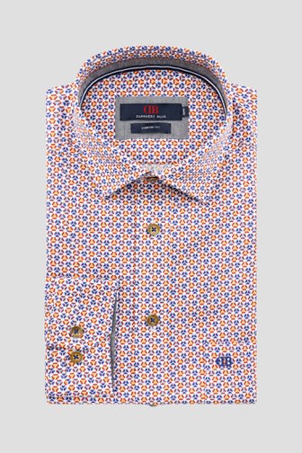Photo produit 1 de Chemise à imprimé coloré - Comfort fit de Dansaert Blue pour Hommes