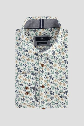 Le devant de Chemise à imprimé feuillage coloré - Regular fit de Dansaert Blue pour Hommes