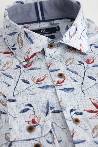 Le devant de Chemise à imprimé floral coloré – Regular fit de Dansaert Blue pour Hommes