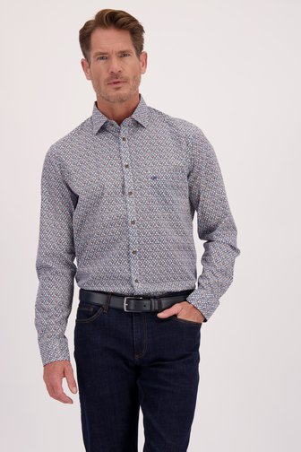 Le devant de Chemise à imprimé multicolore - regular fit  de Dansaert Blue pour Hommes