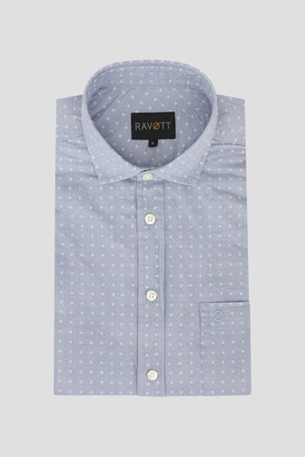 Chemise à manches courtes bleu clair  de Ravøtt pour Hommes