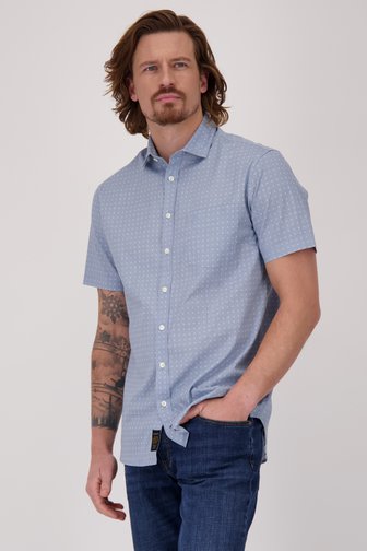 Chemise à manches courtes bleu clair  de Ravøtt pour Hommes