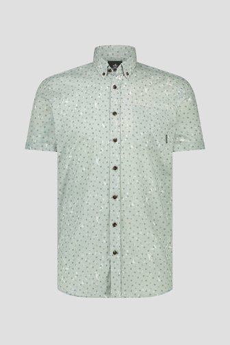 Chemise à manches courtes gris-vert - regular fit de Bluefields pour Hommes