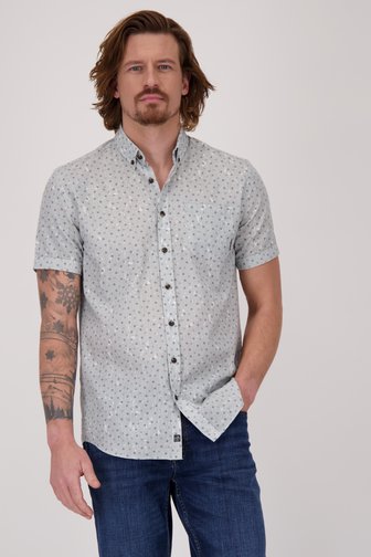 Chemise à manches courtes gris-vert - regular fit de Bluefields pour Hommes