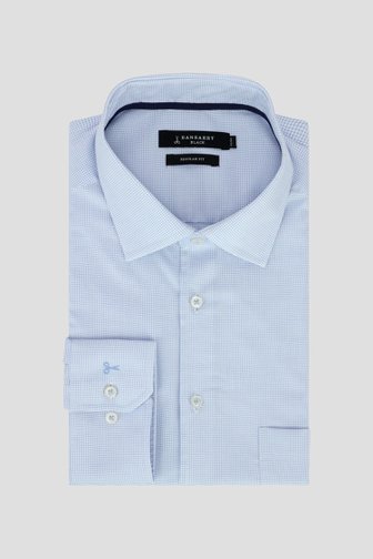 Le devant de Chemise à motif à carreaux bleu – Regular fit de Dansaert Black pour Hommes