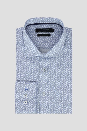 Le devant de Chemise à motif cachemire bleu – Slim fit de Dansaert Black pour Hommes
