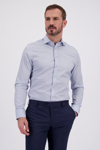 Le devant de Chemise à motif cachemire bleu – Slim fit de Dansaert Black pour Hommes