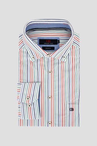 Chemise à rayures colorées - regular fit de Dansaert Blue pour Hommes